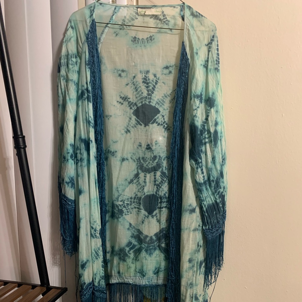 Tie dye kimono